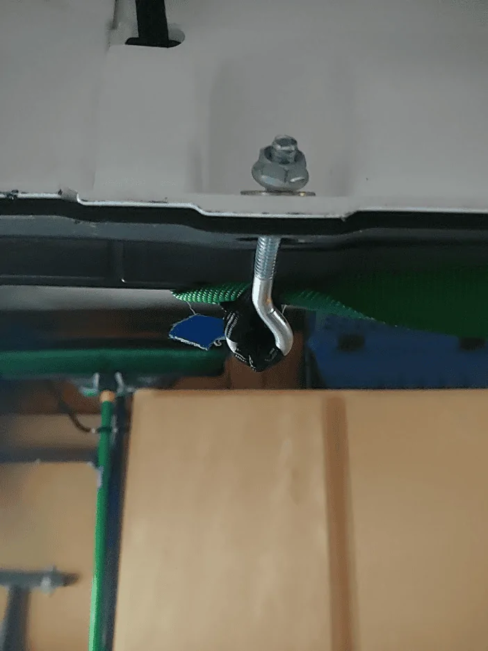Jeep Gladiator Hanging Gladiator roof from garage ceiling joists? 1594044246177