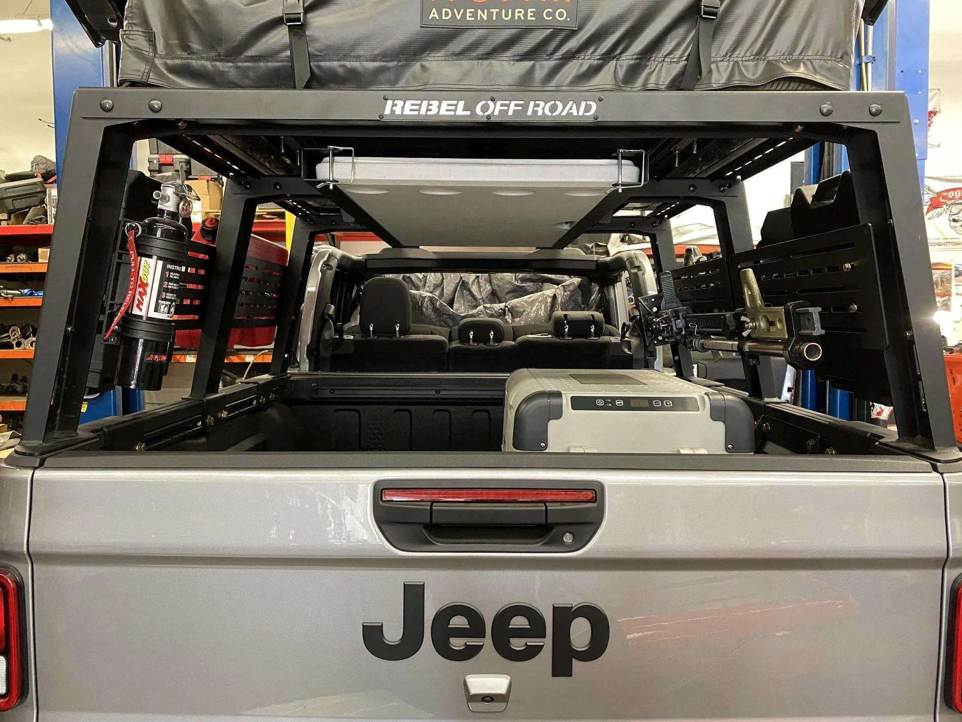 Jeep Gladiator Installed Rebel Off Road Bed Rack IMG_1575