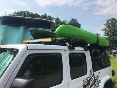 Jeep Gladiator Rhino roof rack and rails rack1
