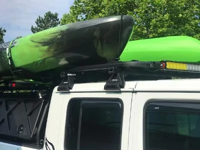 Jeep Gladiator Rhino roof rack and rails rack3