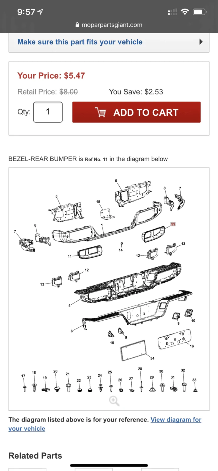 Jeep Gladiator Part Number of Rear Bumper passenger Side Tow Hook Panel? 43FFD8D9-D0D6-43E4-9323-F16080B06937