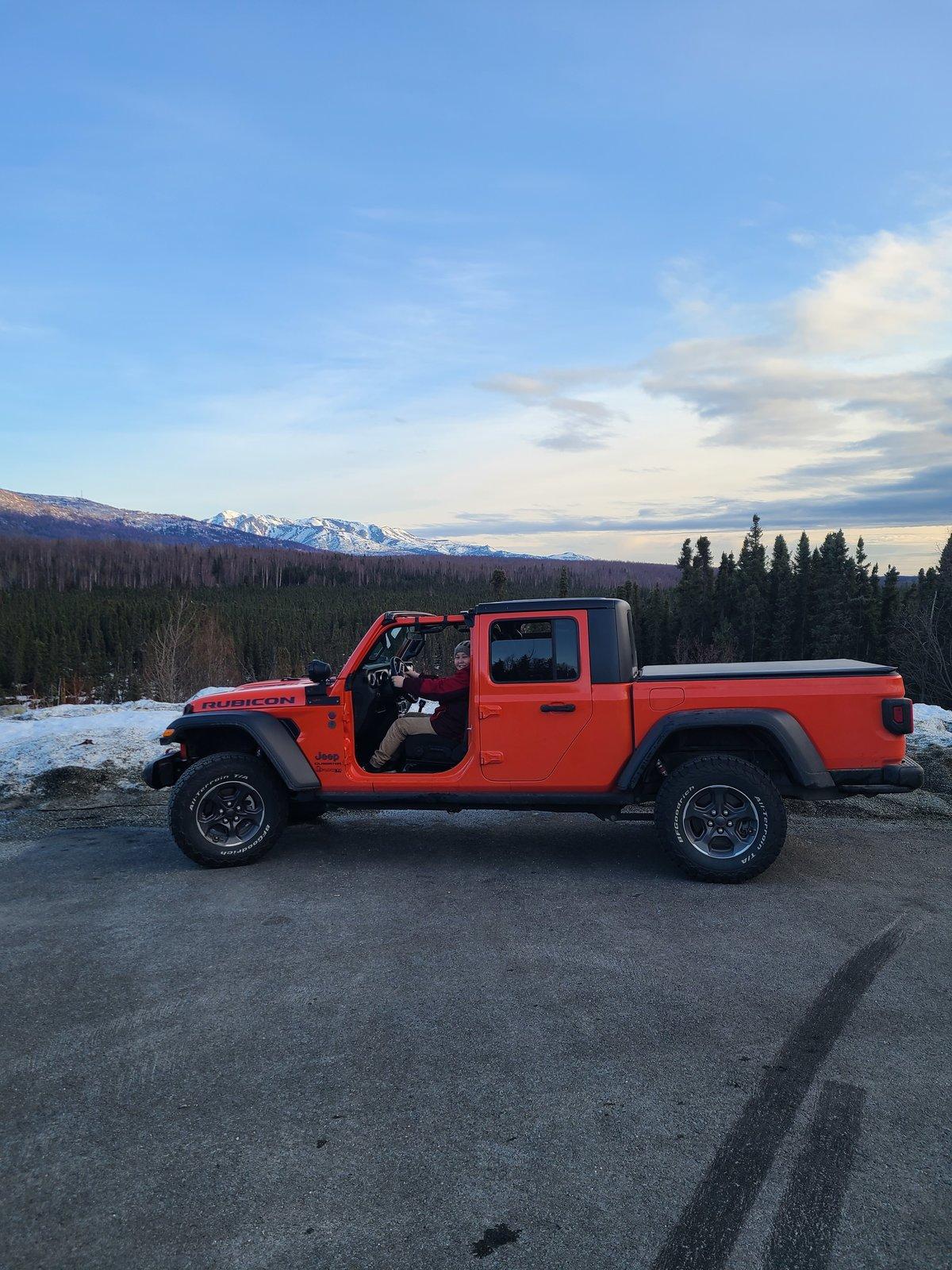 Jeep Gladiator Driving with Freedom Panels and Doors Off, Rest of Hardtop on... How is it? 20200418_194009