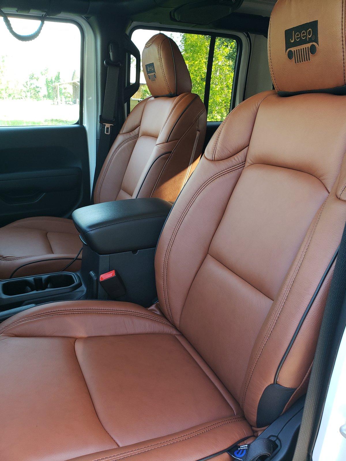 Jeep Gladiator Katzkin leather installed 20200709_180745