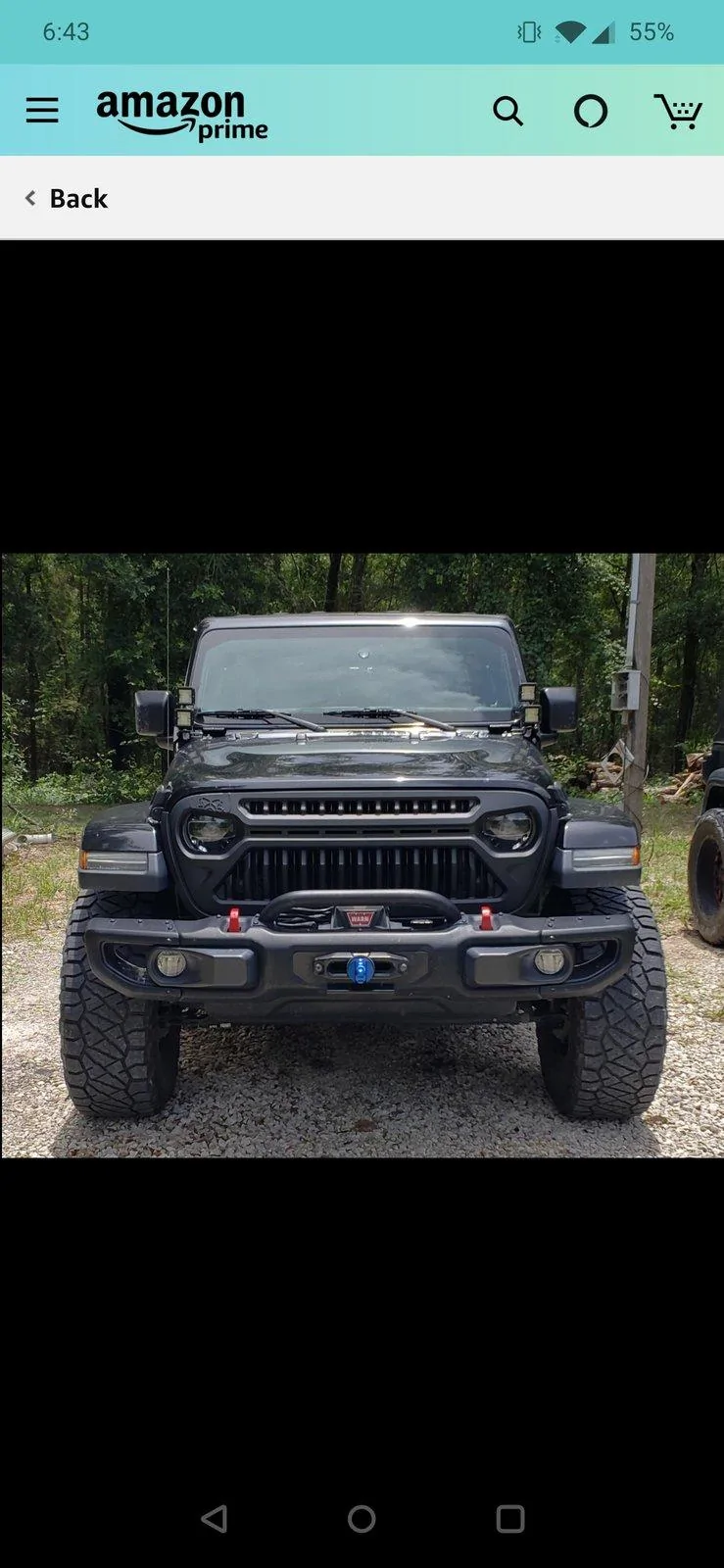 Jeep Gladiator Grill that would square off the lights Screenshot_20200711-064324