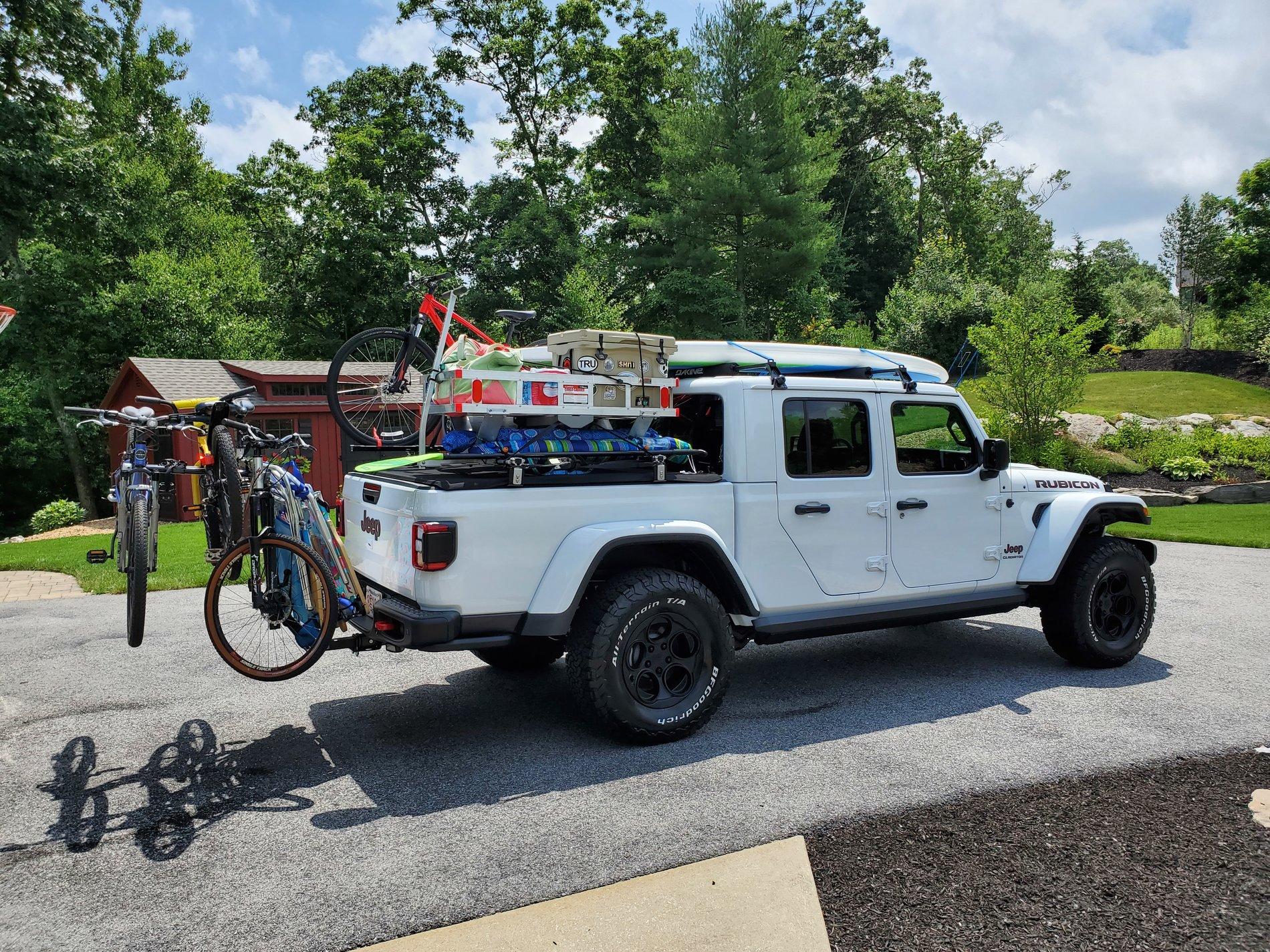 Jeep Gladiator Here's my beach vacation Gladiator setup! 20200711_121551