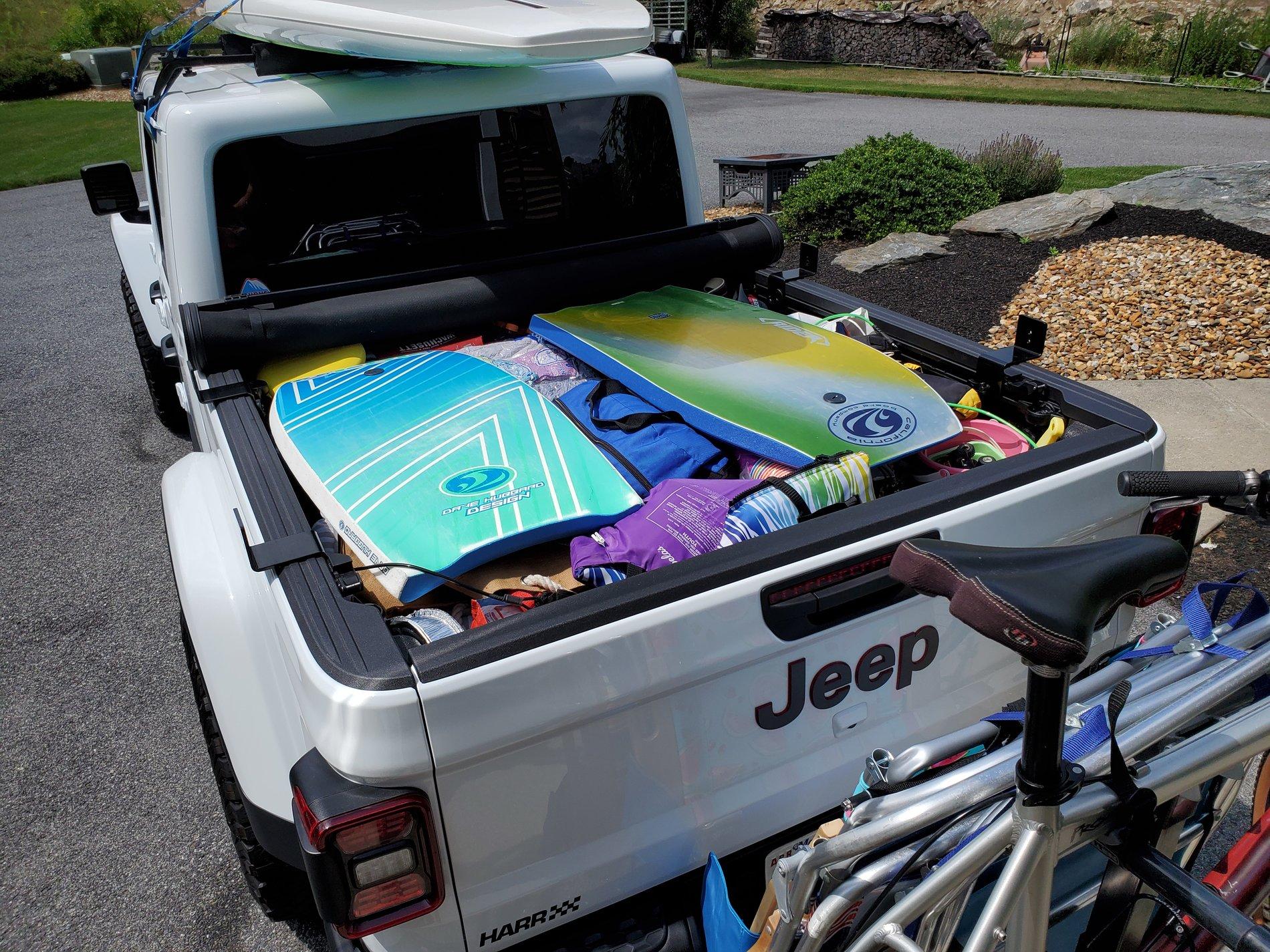 Jeep Gladiator Here's my beach vacation Gladiator setup! 20200711_112518