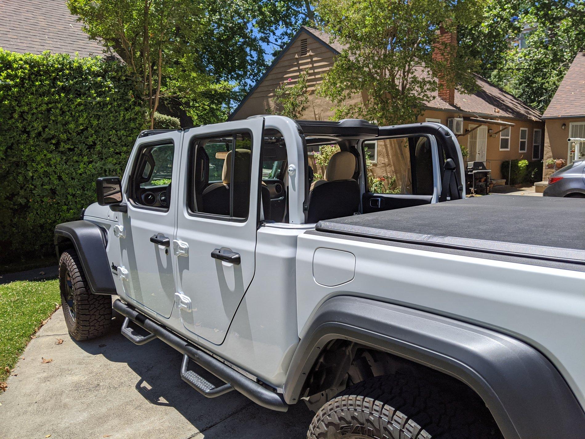 Jeep Gladiator Driving with Freedom Panels and Doors Off, Rest of Hardtop on... How is it? IMG_20200627_131251
