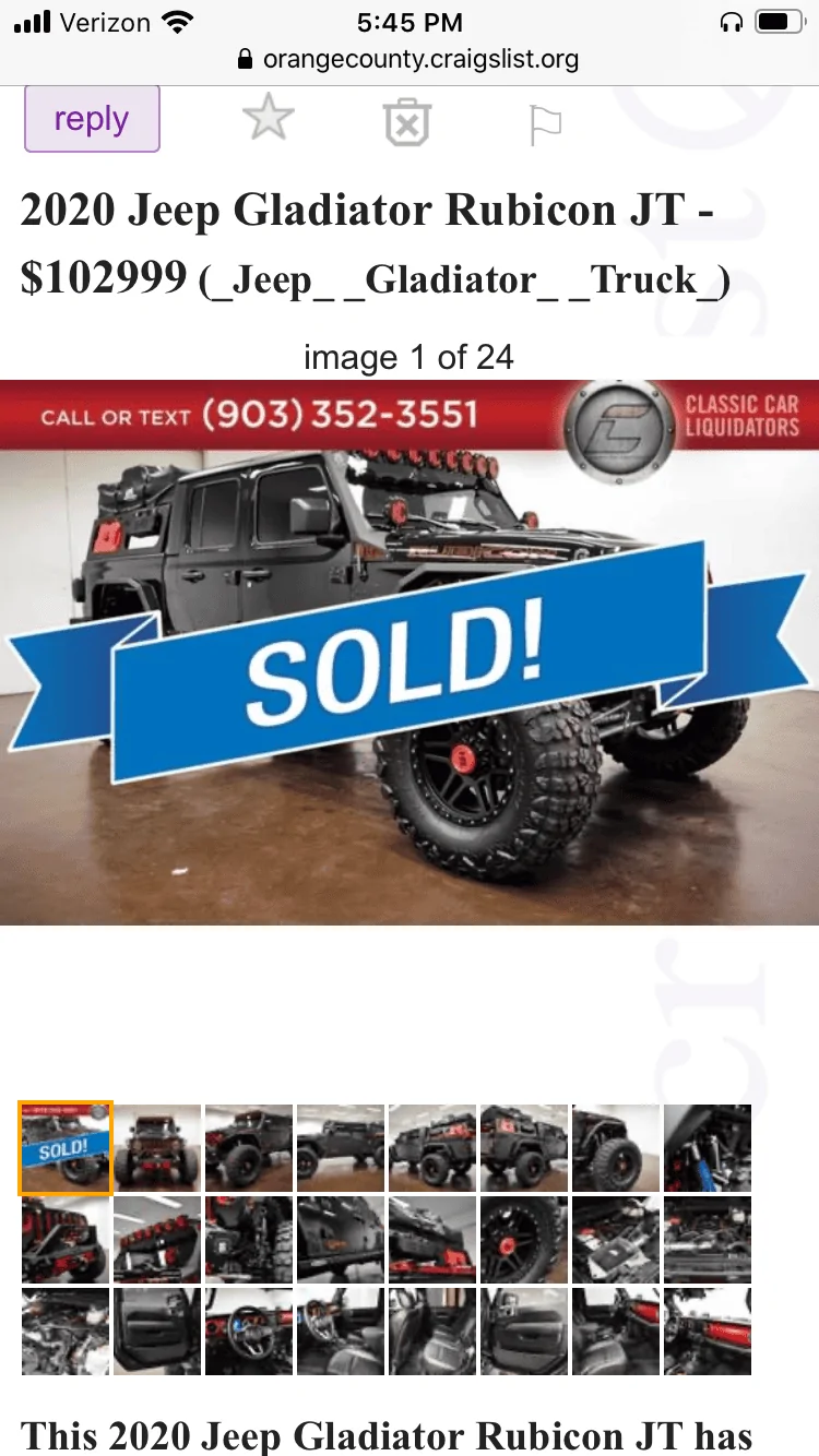 Jeep Gladiator Who’s is this? 0B5A2851-F3E5-47EA-BE1C-DEE57E700A7F