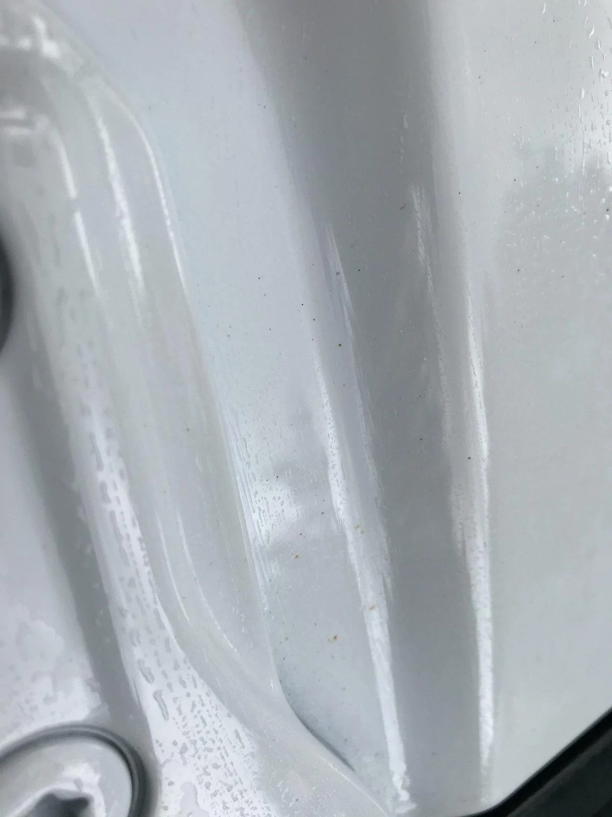 Jeep Gladiator [Solved] rusty freckles on brand new Sport S Bright White jeep_speckles_1