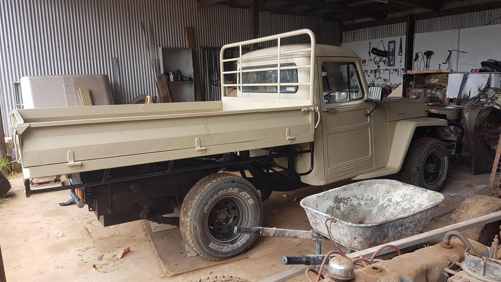Jeep Gladiator Possible bed problem with 4X8 plywood 20190309_131135