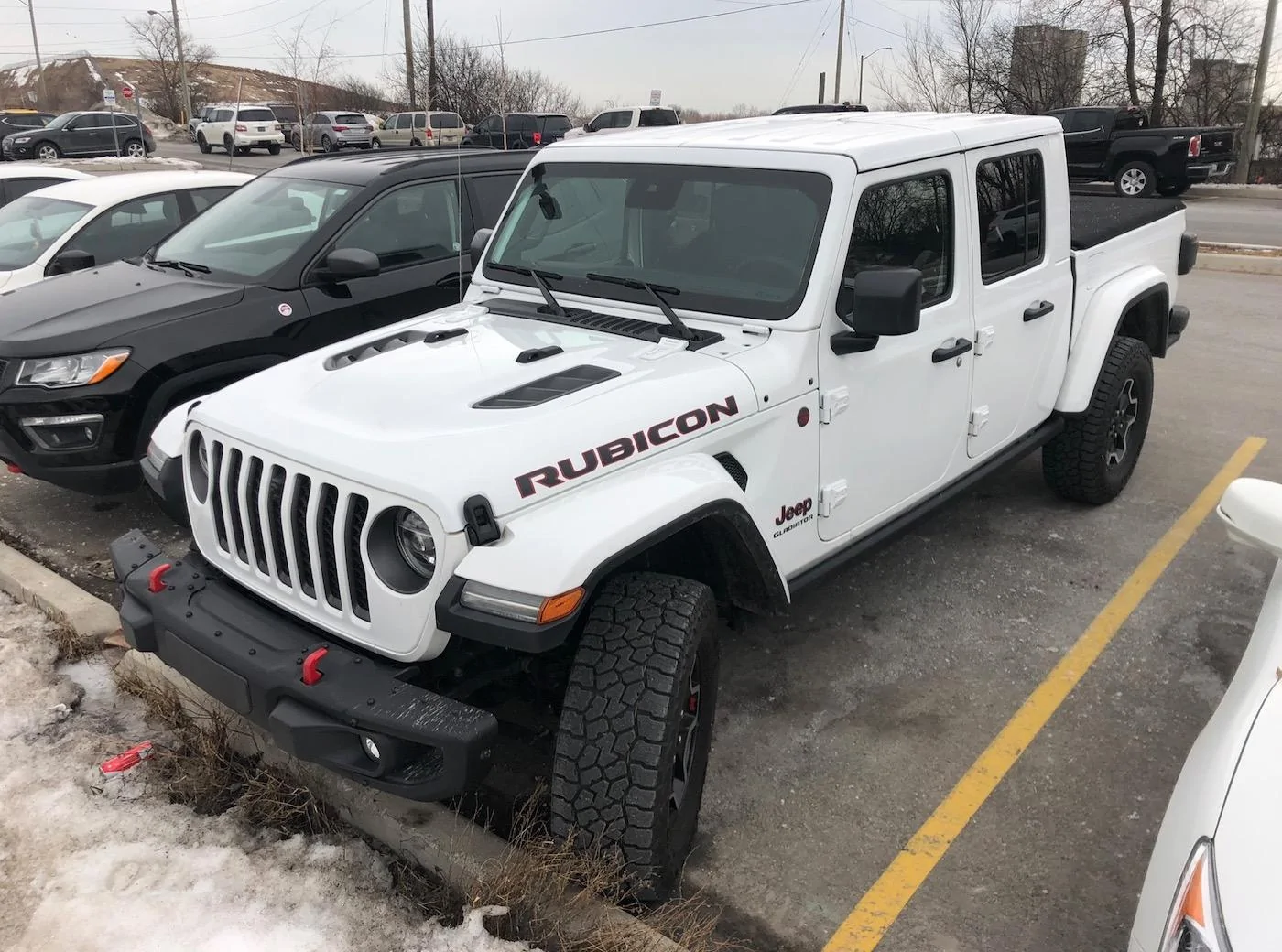 Jeep Gladiator BRIGHT WHITE Gladiator JT Club Bright White Jeep Gladiator Picku