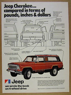 Jeep Gladiator New Chevy Blazer RS?  wow 1976-AMC-Jeep-Cherokee-Chief-orange-black