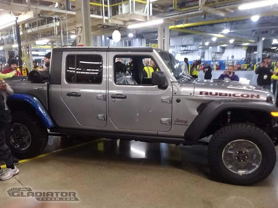 Jeep Gladiator FIRST Production 2020 Jeep Gladiator Comes Off The Line! First Production Jeep Gladiator Picku