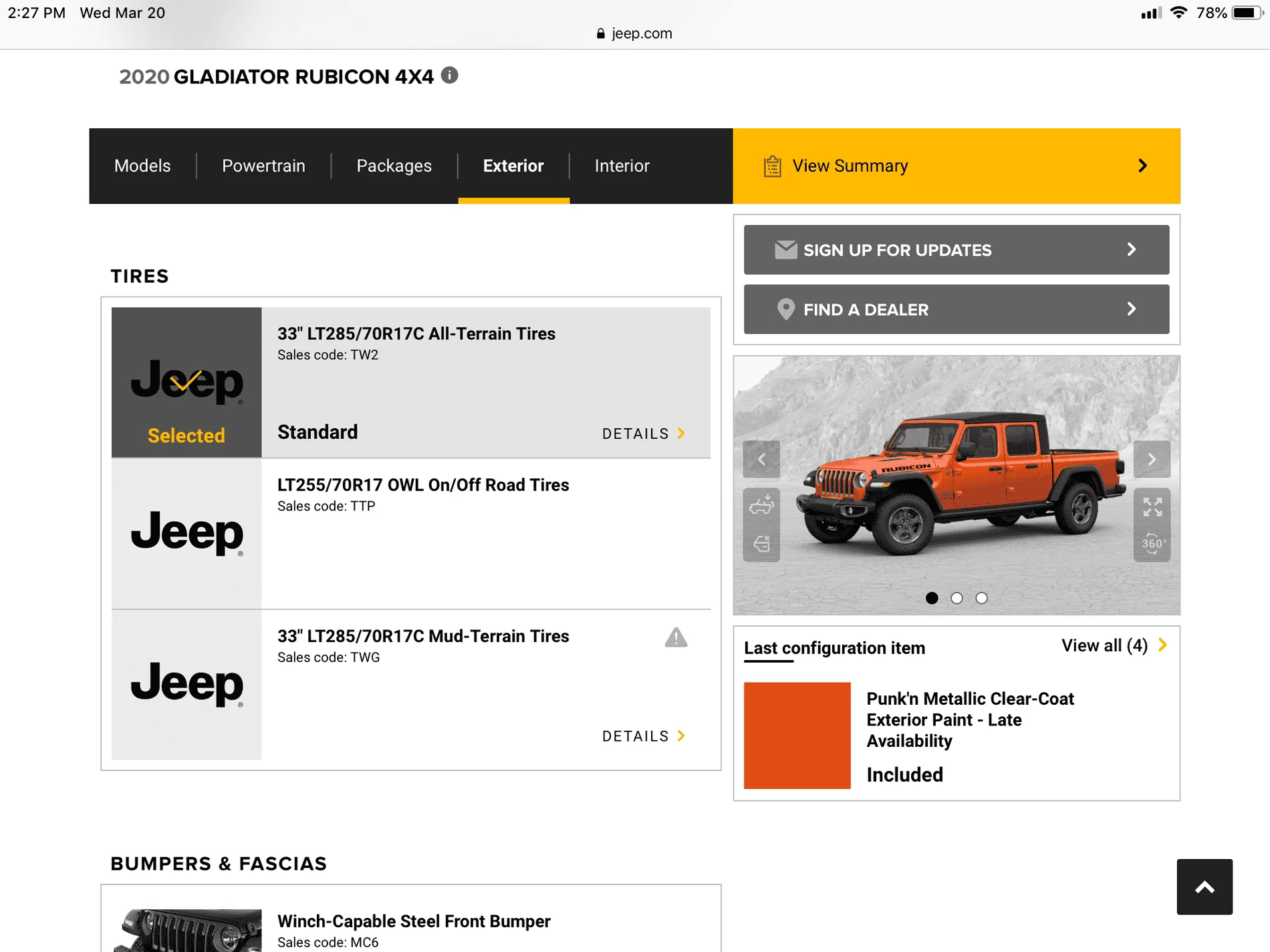 Jeep Gladiator New option...but who would want it? F1382BBC-AA9E-4691-8A44-DF63BEB2789B