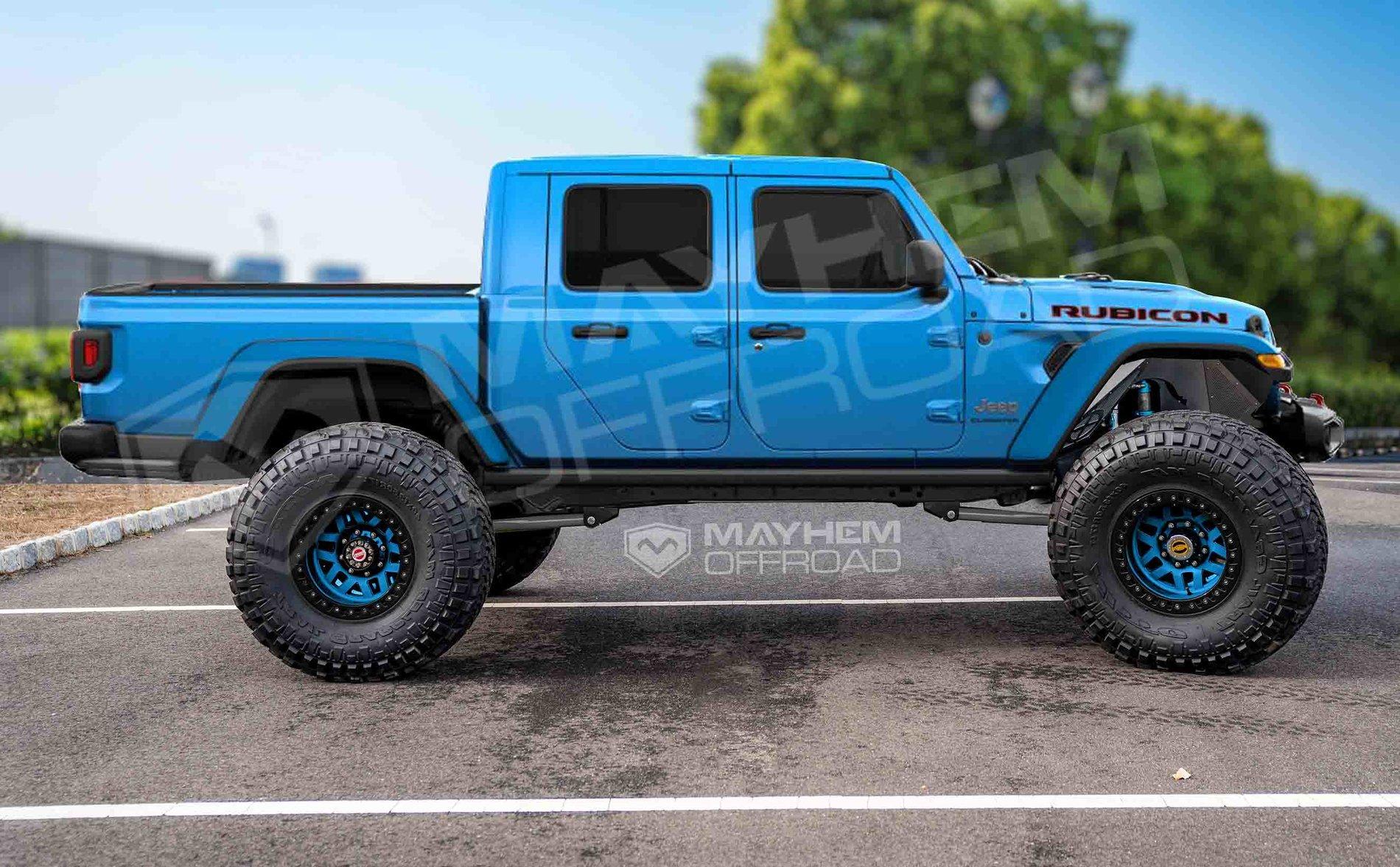 Jeep Gladiator Gladiator Photoshop Renders Gladiator side render_blue