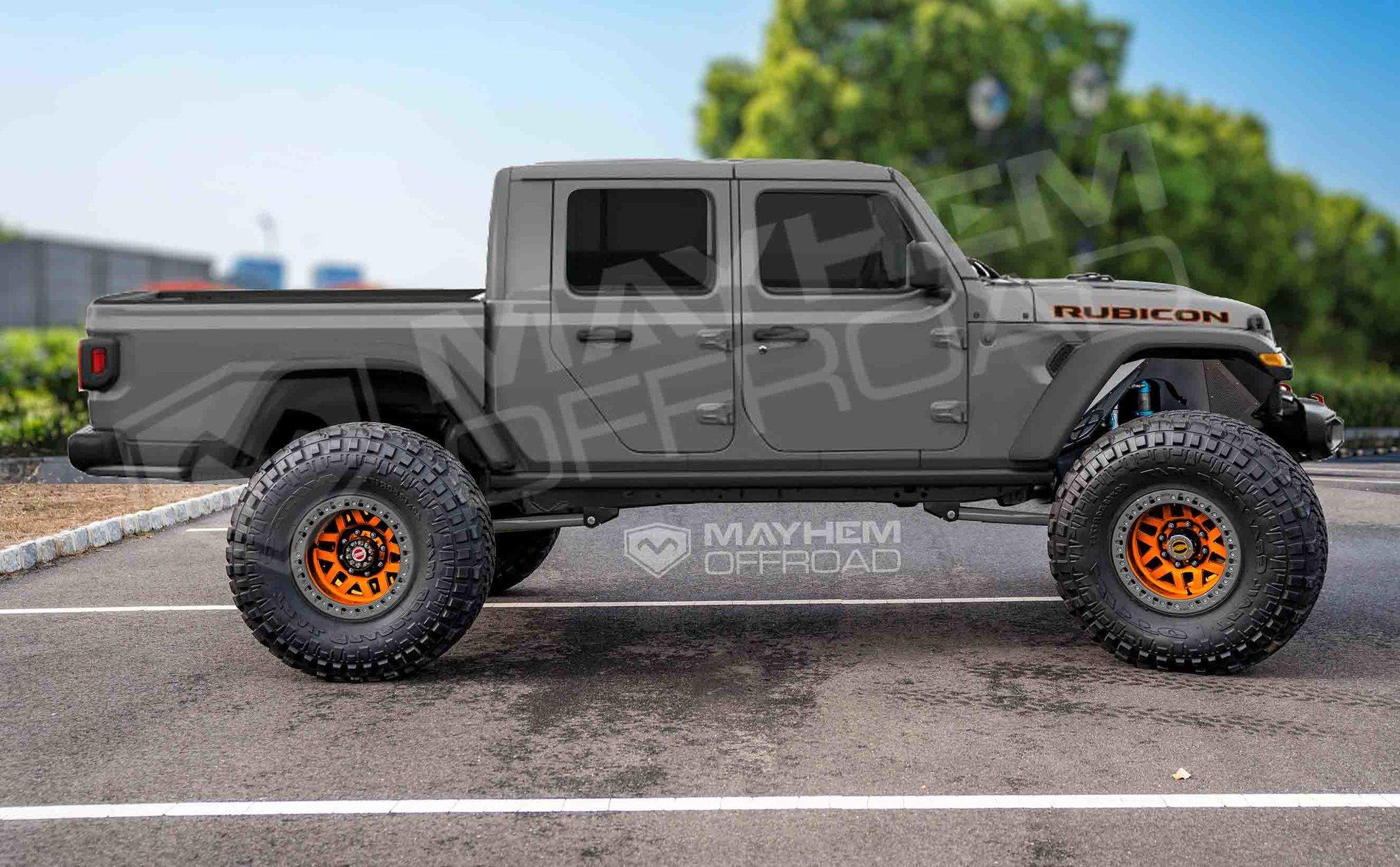 Jeep Gladiator Gladiator Photoshop Renders Gladiator side render_sting gray orange wheels