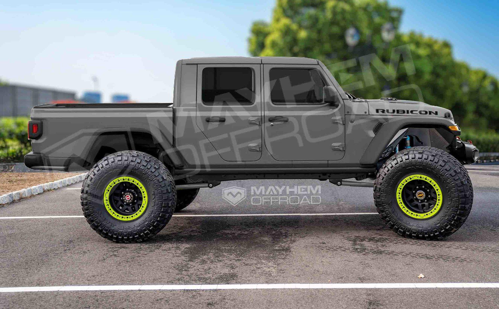 Jeep Gladiator Gladiator Photoshop Renders Gladiator side render_sting gray green beads