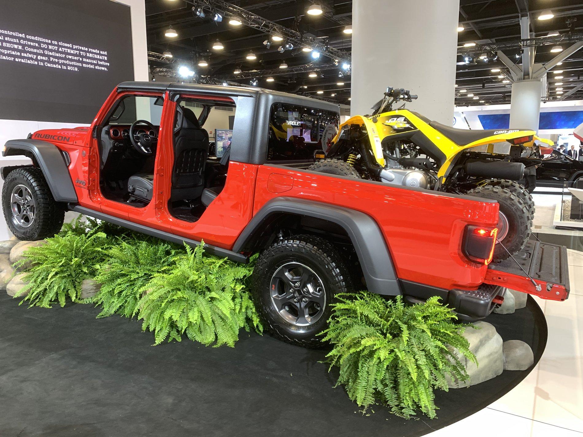 Jeep Gladiator Gladiator at Vancouver BC car show ima