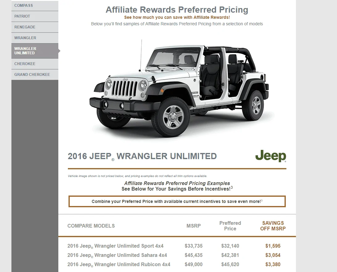 Jeep Gladiator Supplier/affiliate discounts list upload_2019-3-26_9-44-29
