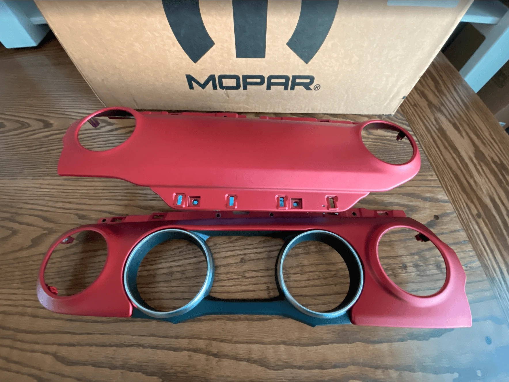 Jeep Gladiator Rubicon Red Dash Panels for JL/JT Dash
