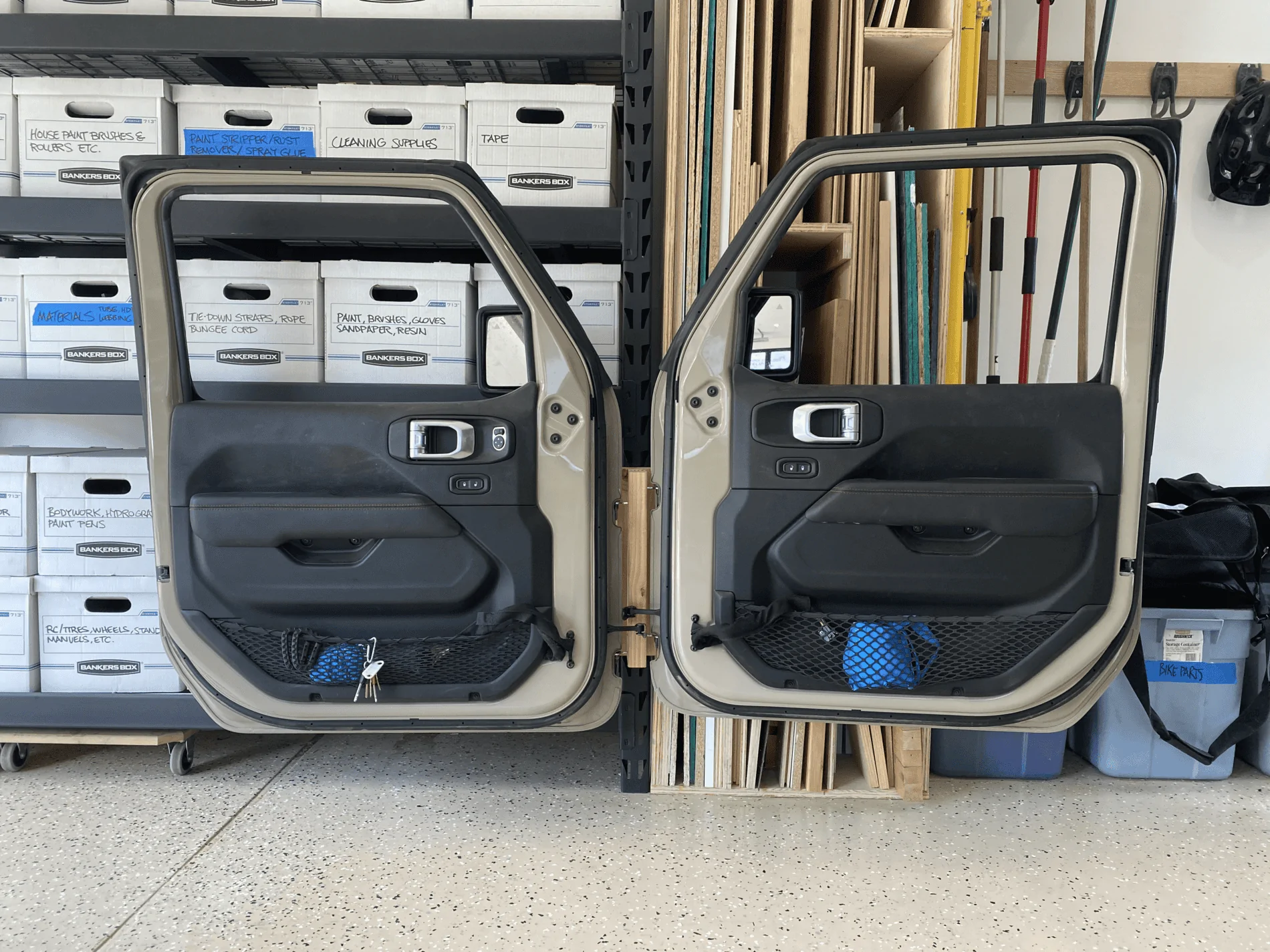 Jeep Gladiator Door storage solution IMG_5338