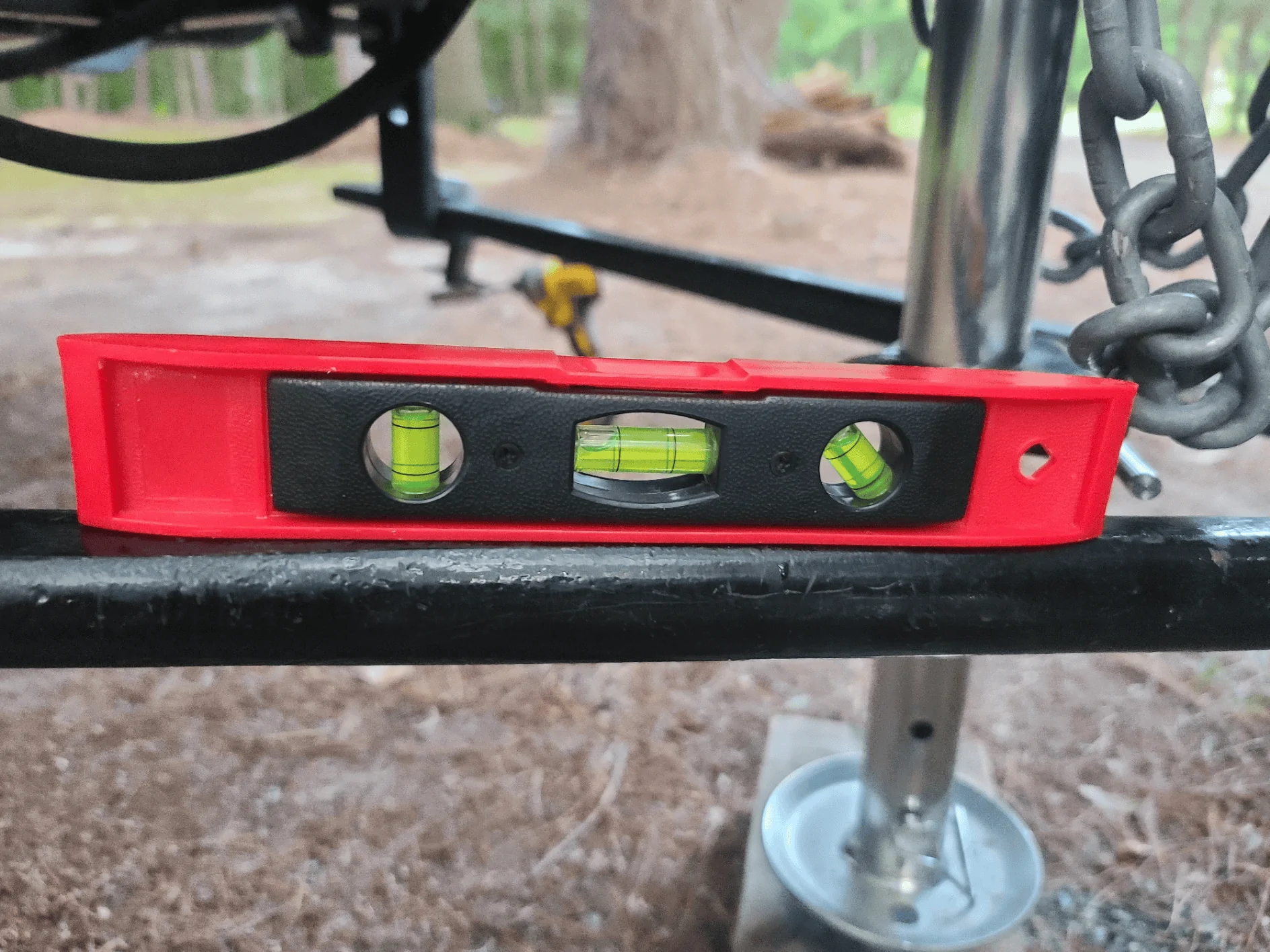 Jeep Gladiator Amount of Squat with weight distributing hitch 1595200207803