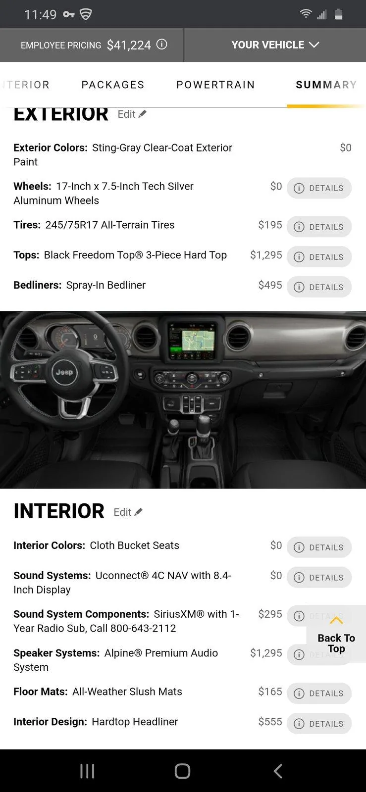 Jeep Gladiator Price Confusion Screenshot_20200719-234935_Chrom