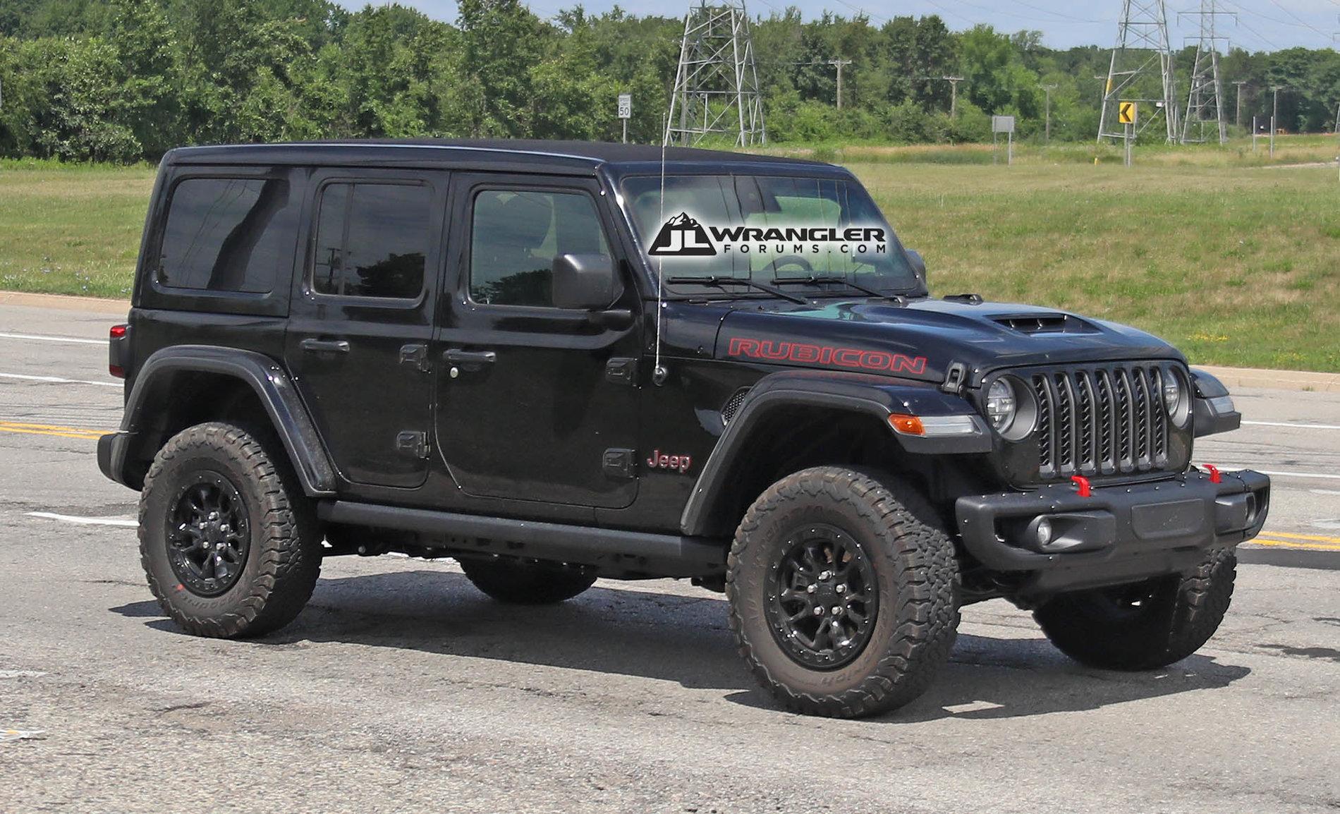 Jeep Gladiator Production V8 Jeep Wrangler Rubicon 392 Hemi Spied! 392-v8-hemi-wrangler-jl-jeep-9-