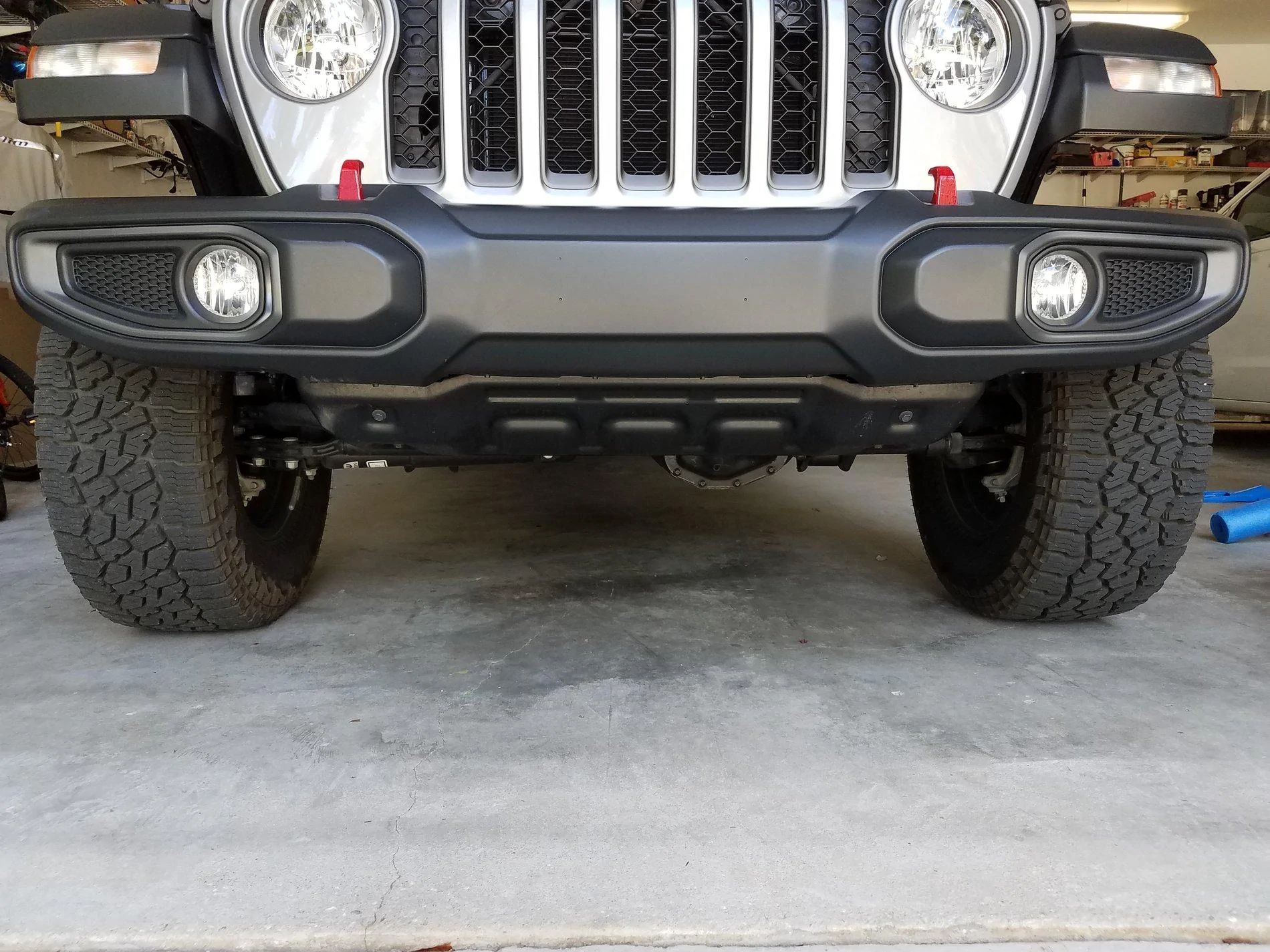 Jeep Gladiator EAG Bumper install with Apex Winch 20200721_163012