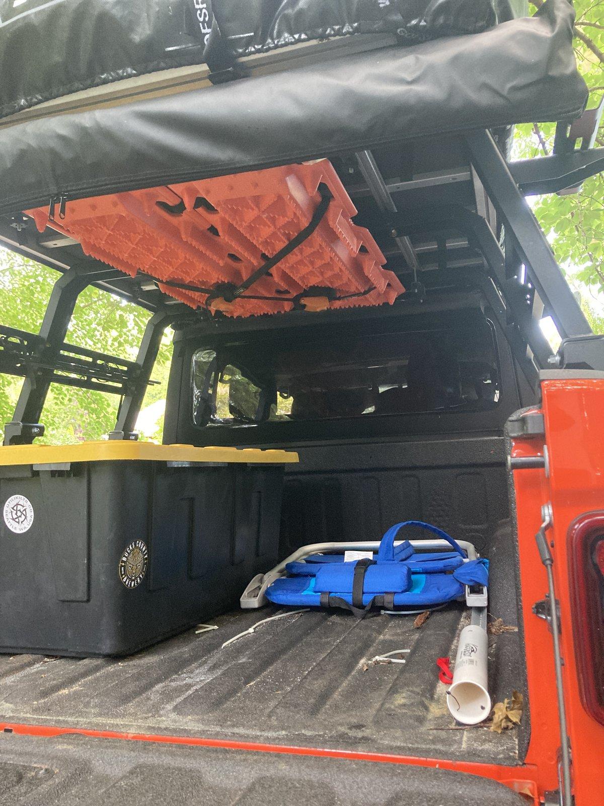 Jeep Gladiator Bed Rack and Roof Top Tents image