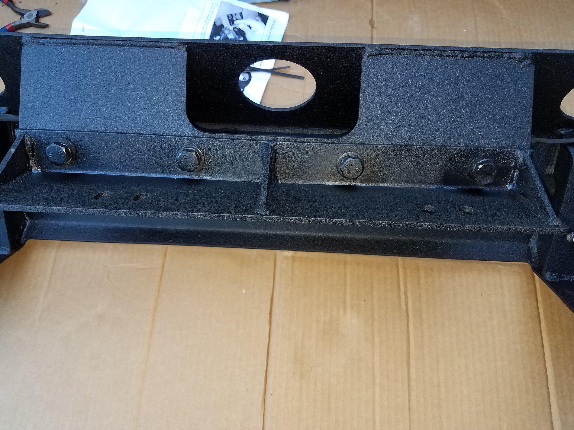 Jeep Gladiator EAG Bumper install with Apex Winch 20200721_182700