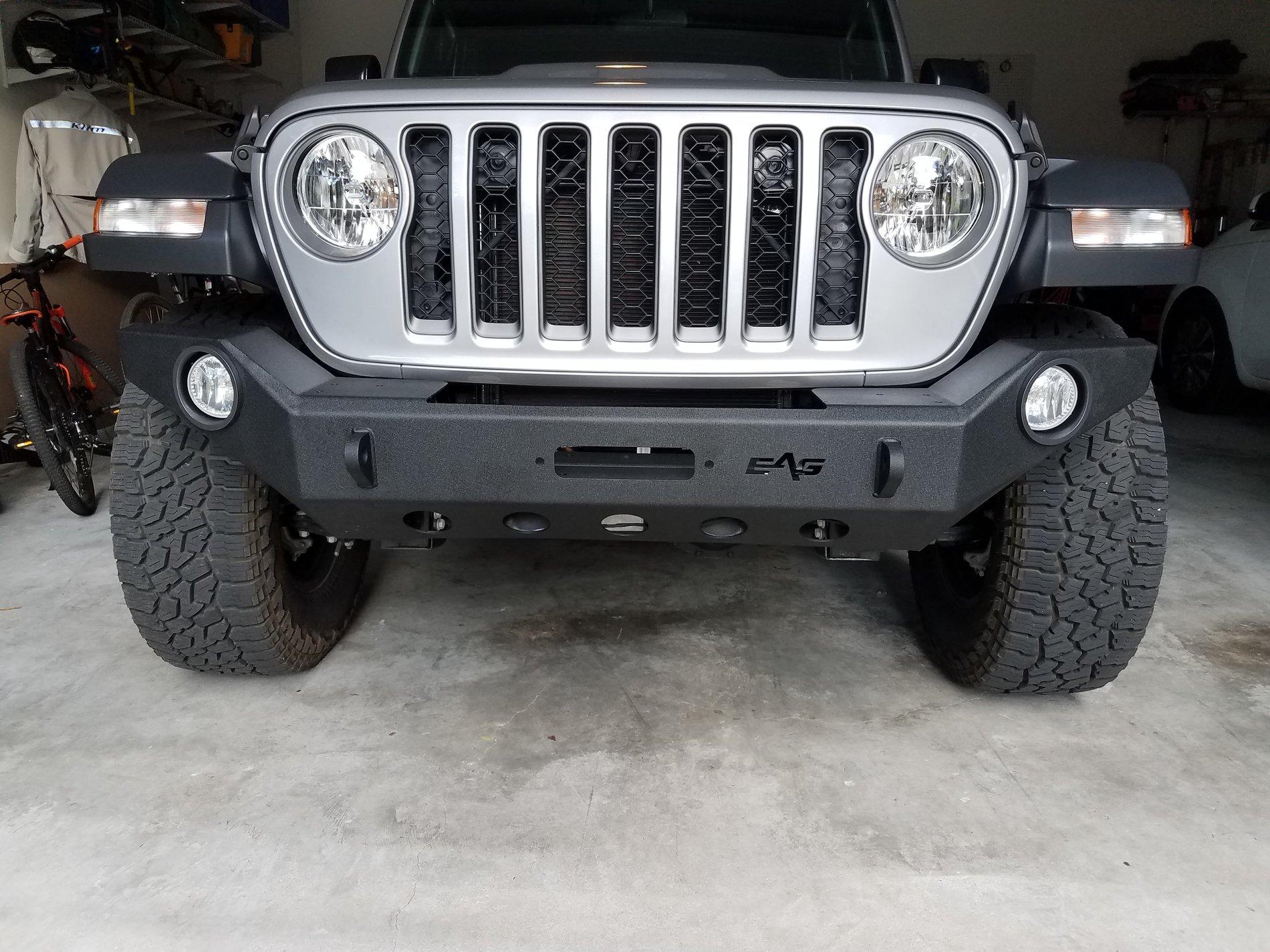 Jeep Gladiator EAG Bumper install with Apex Winch 20200722_070026