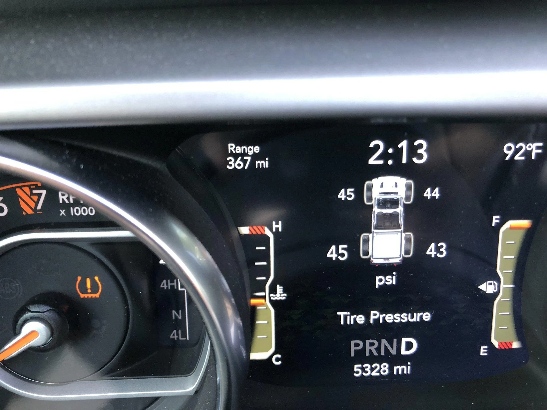 Jeep Gladiator Tpms light on and pressure is good? 6735C54D-FC18-4C94-8E9D-C26E2BF2AC01