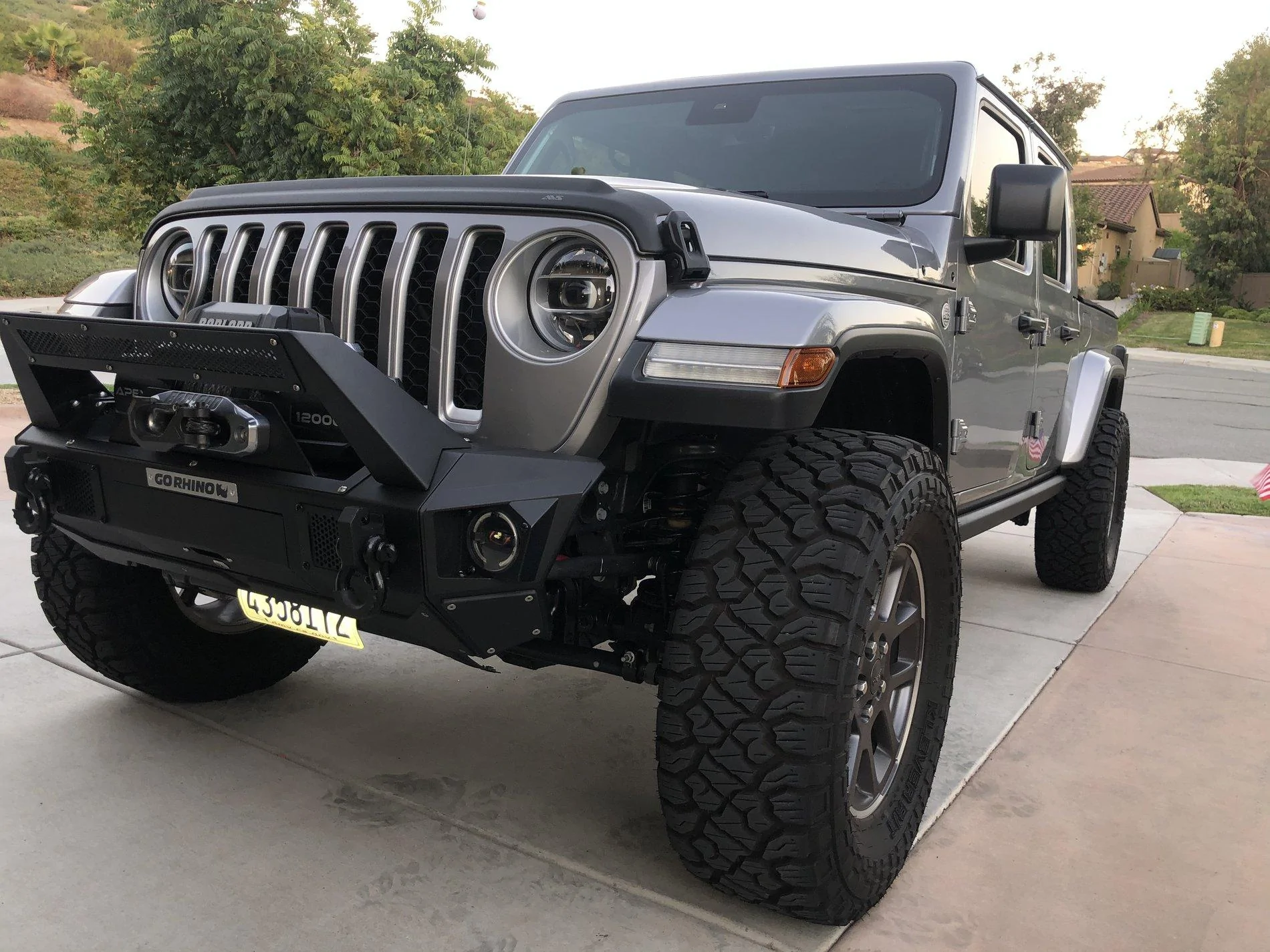 Jeep Gladiator New Apex 12K Harbor Freight winch Install EC6A83F7-5C50-4560-84BB-D5A97E4C8D1D
