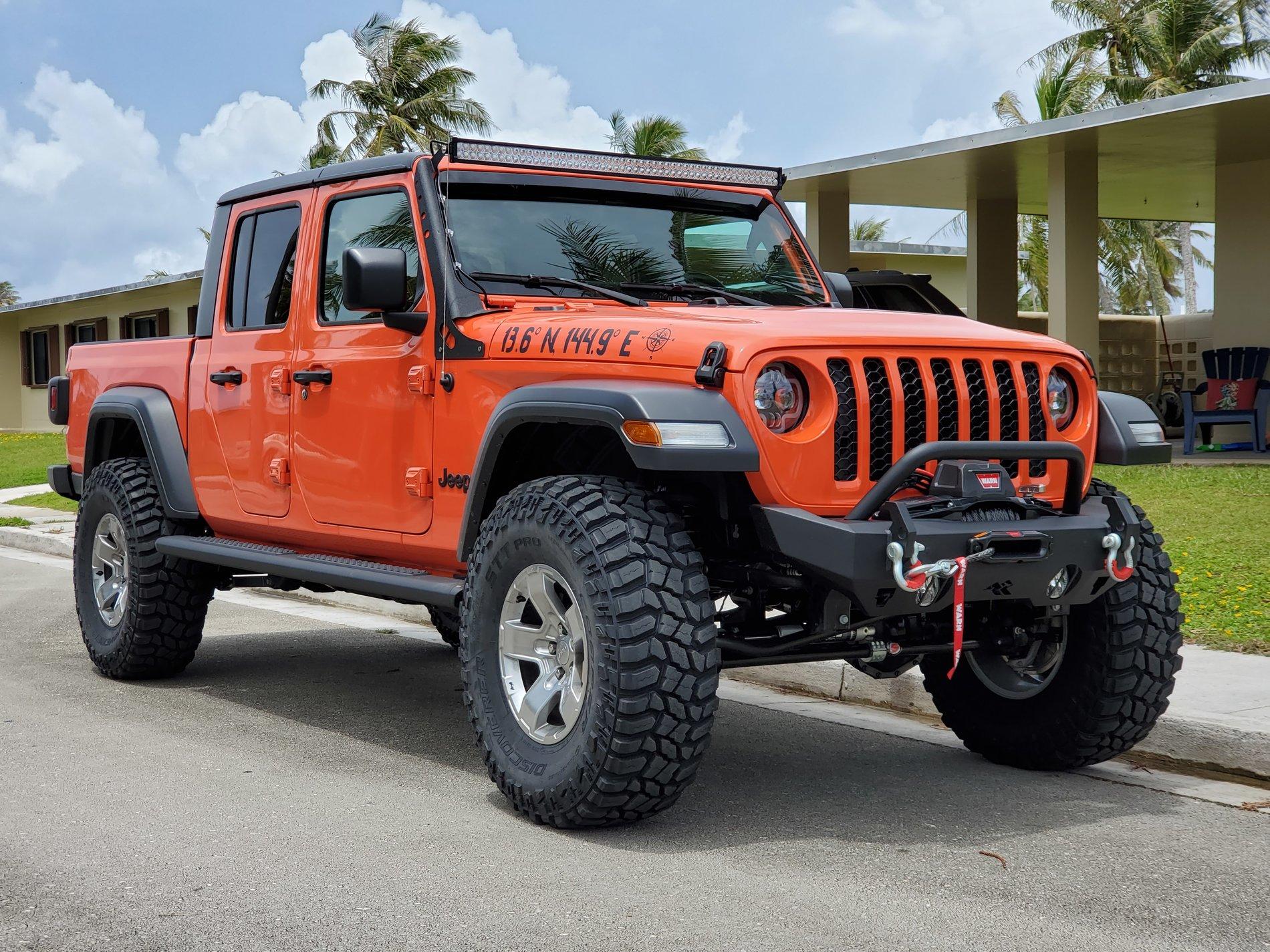 Jeep Gladiator Video Inside - 35 Grabber X3 vs 37 Inch Cooper STT PRO Tires | Full Review Install Heights Tazer and more 20200721_113736