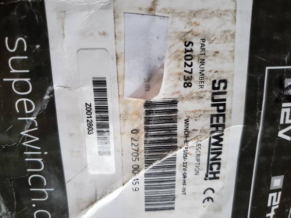 Jeep Gladiator NEW Superwinch EXP 10,000LB Synthetic Rope Winch (S102738) 01717_eoASHv1FfAD_600x450
