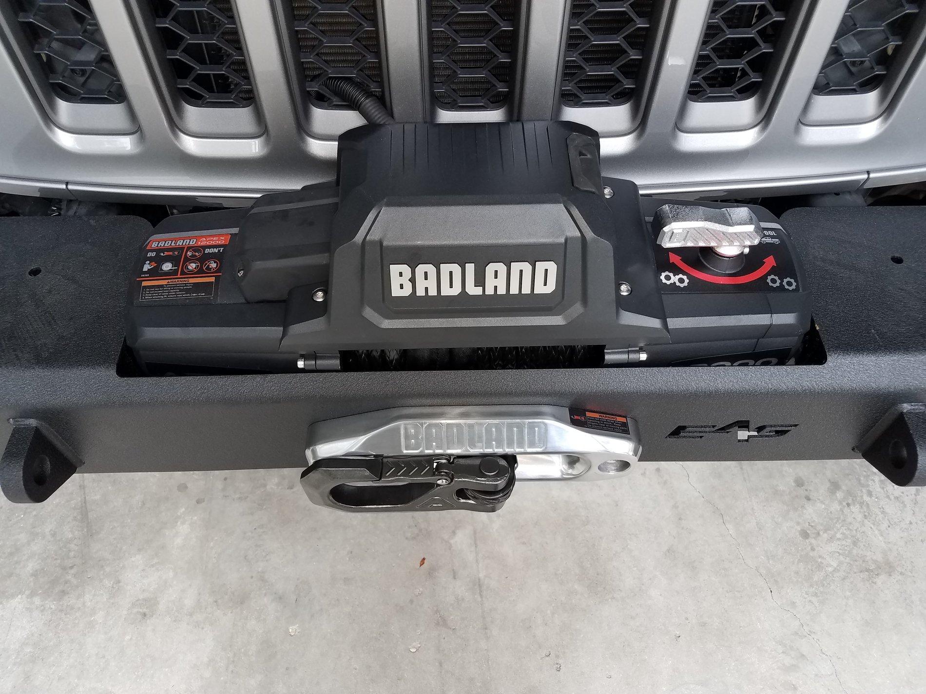 Jeep Gladiator EAG Bumper install with Apex Winch 20200724_073355