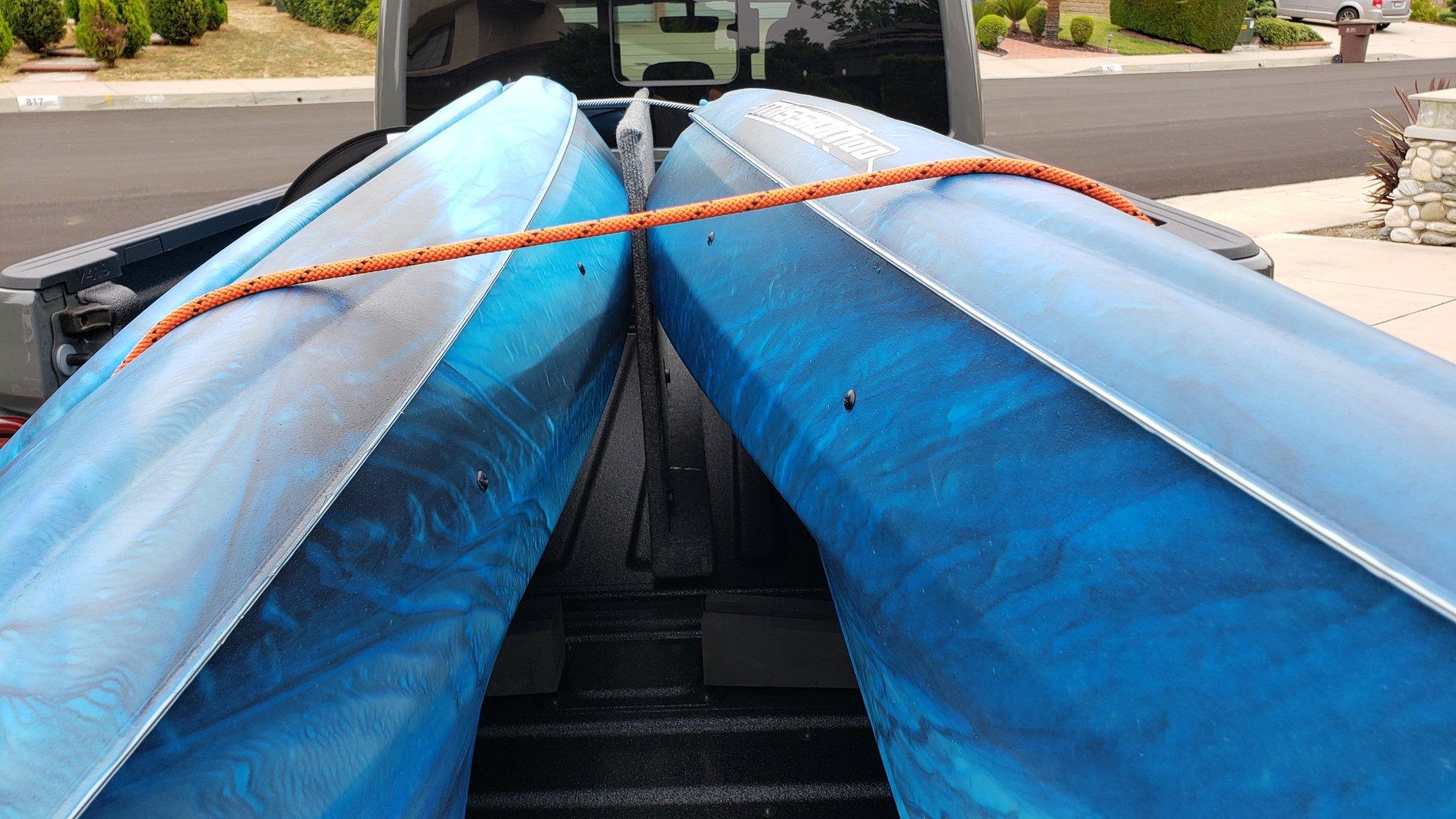 Jeep Gladiator Bed rack/storage for kayaks 20200723_083658
