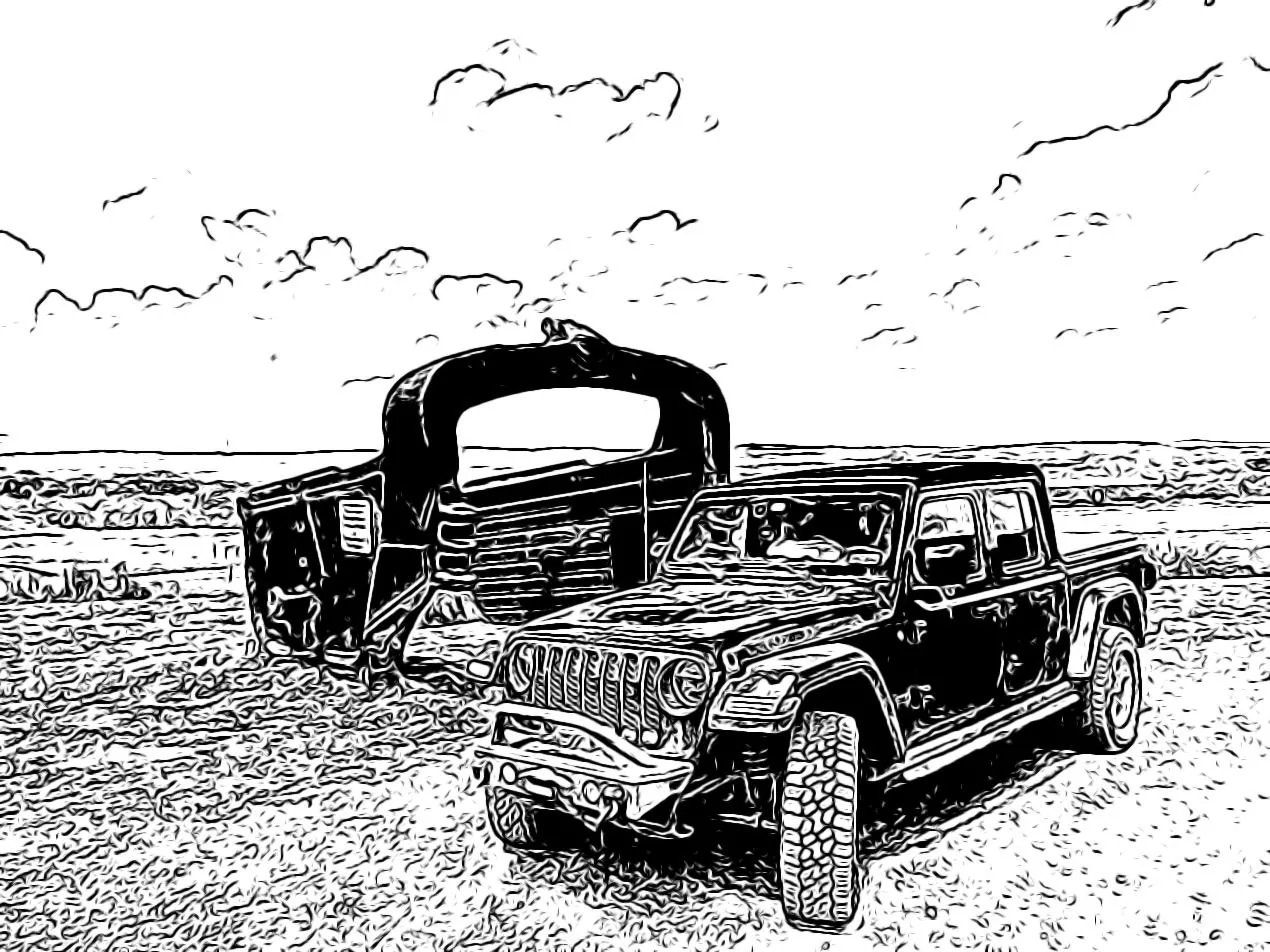 Jeep Gladiator How Does your Gladiator look in black and white photography? CD4006B0-F808-492F-8DE3-76ADAF170992