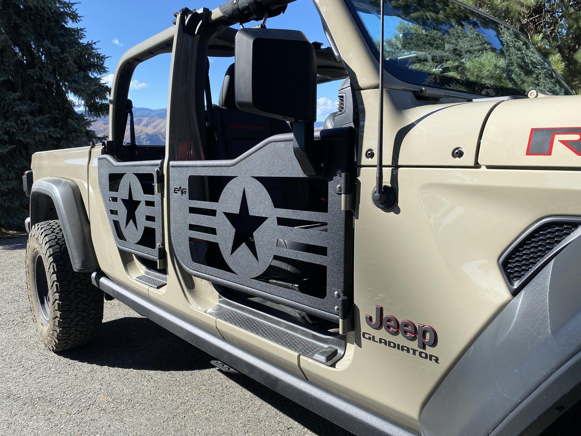 Jeep Gladiator EAG Tube Doors 65ACF636-45D3-485A-A7FC-4A80E6977CBE