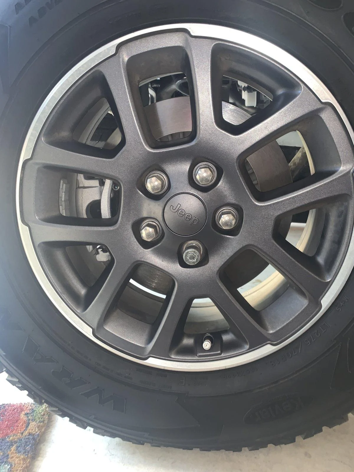 Jeep Gladiator Stock gladiator crystal granite wheels 4CF2B42F-6635-4987-A1B0-C90FCFC1D6B1