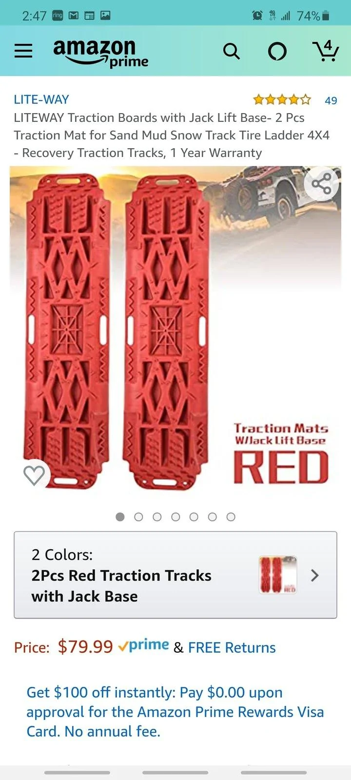 Jeep Gladiator Recovery Boards (Tracks/Planks/etc.) Screenshot_20200727-144759_Amazon Shopping