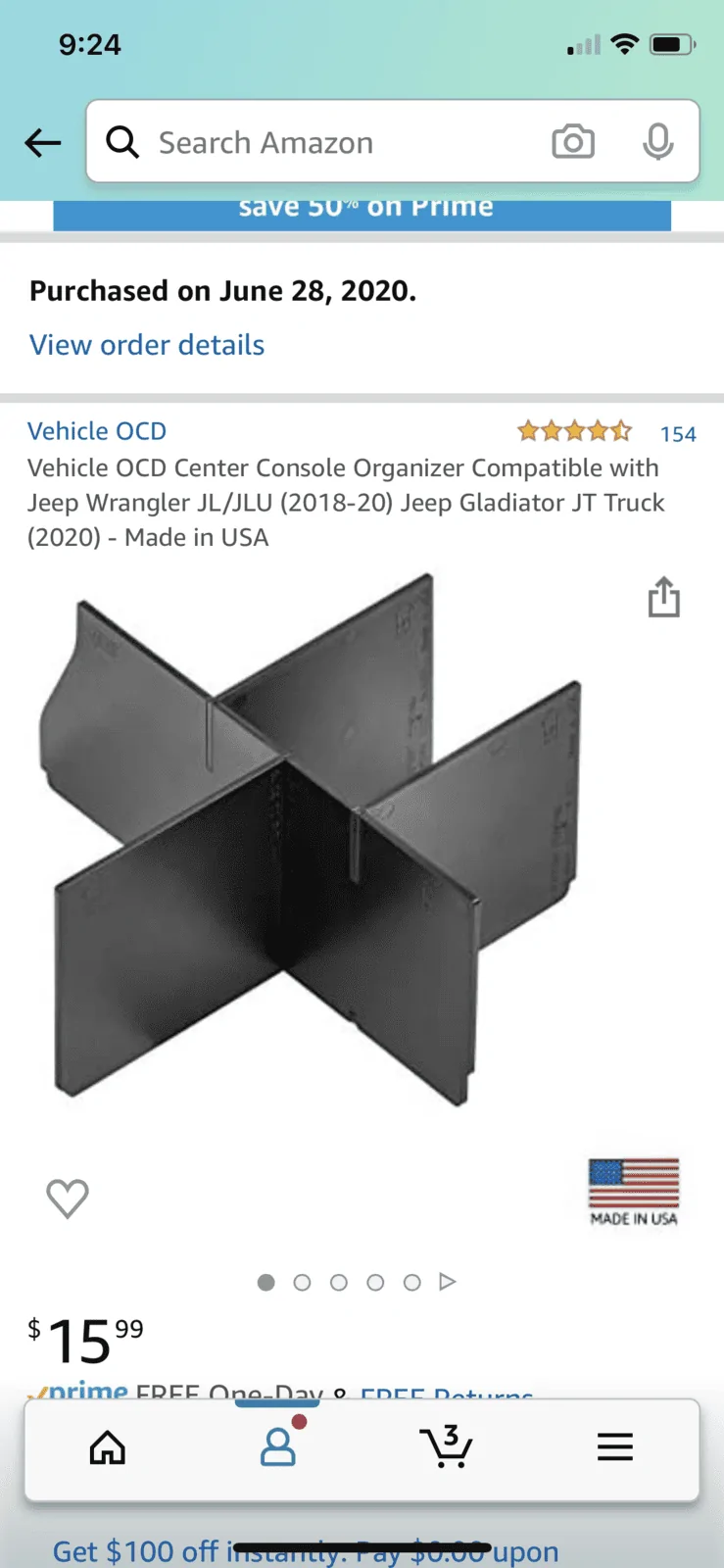 Jeep Gladiator Center console organizer comparison 31779F3C-6923-43CA-9230-406FEBFFB438