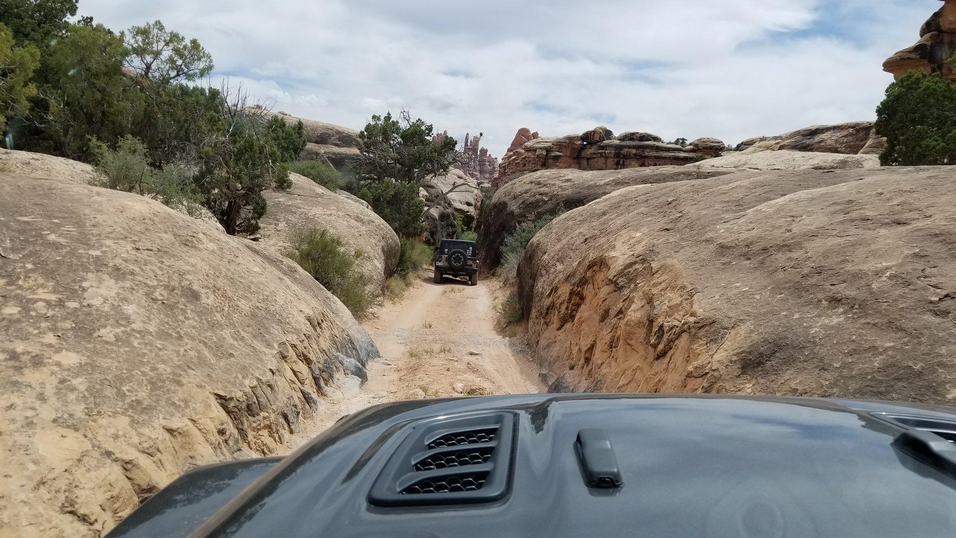 Jeep Gladiator Elephant Hill in the Needles District of Canyonlands, Utah 20180521_151324