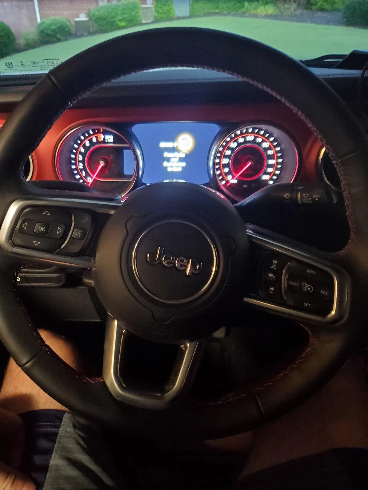 Jeep Gladiator Installed Clayton 3.5" and my steering wheel is so far off center 20200729_064600