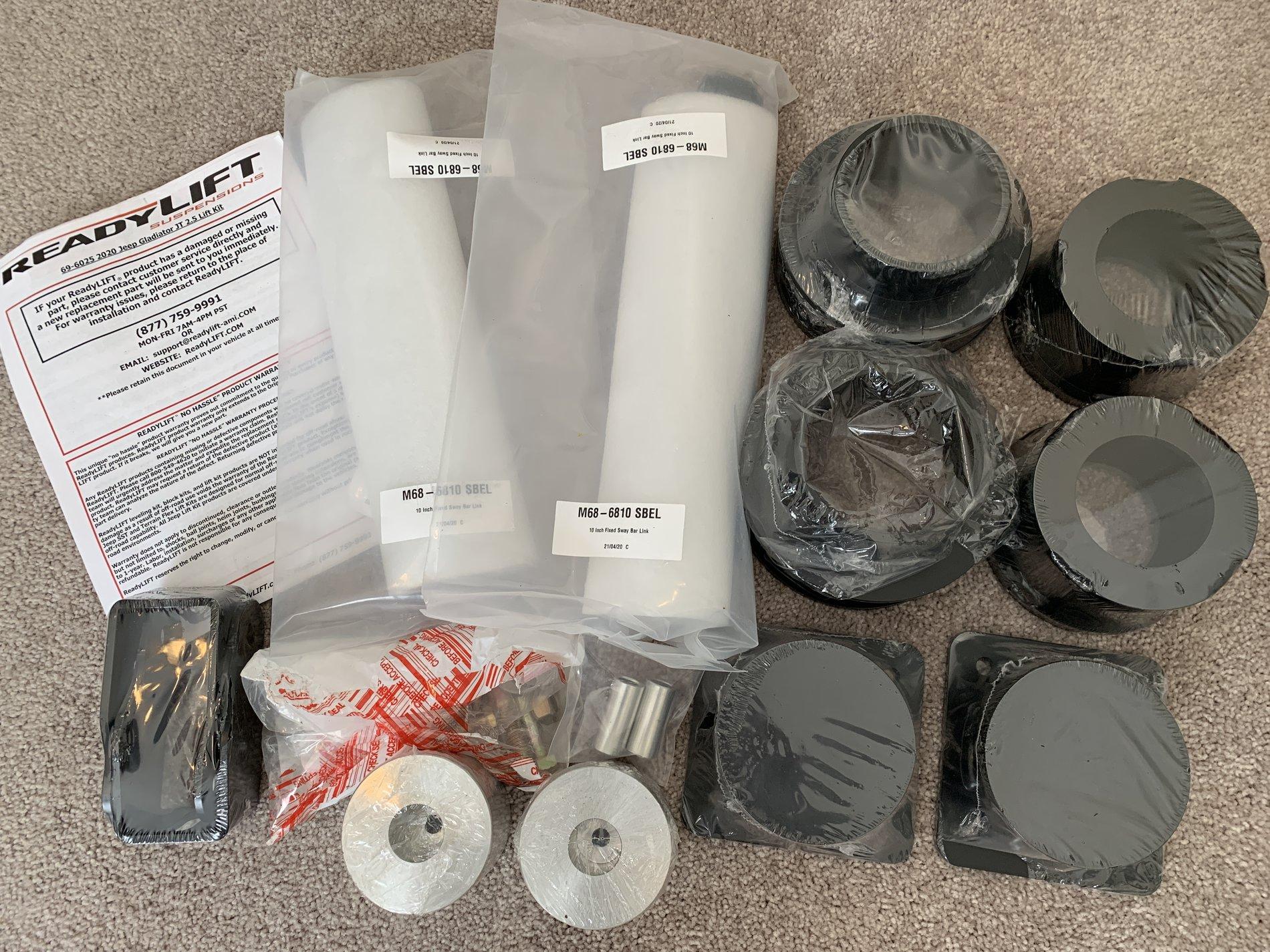 Jeep Gladiator (Will Ship) For Sale - Brand New ReadyLift 2.5” SST Spacer Lift Kit 01