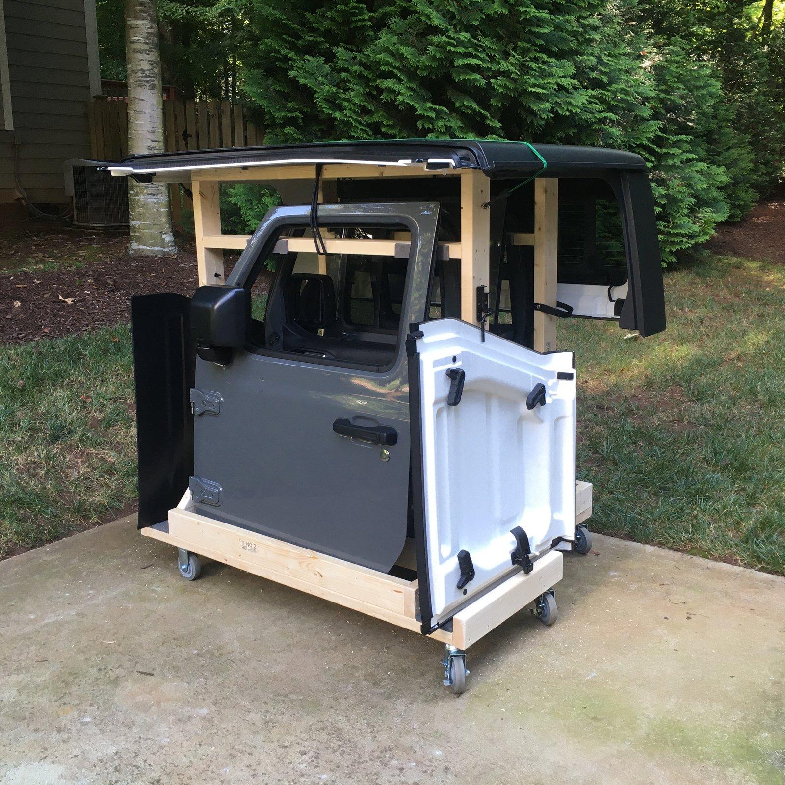 Jeep Gladiator DIY Door, Freedom Panel and Roof Cart img_5815-