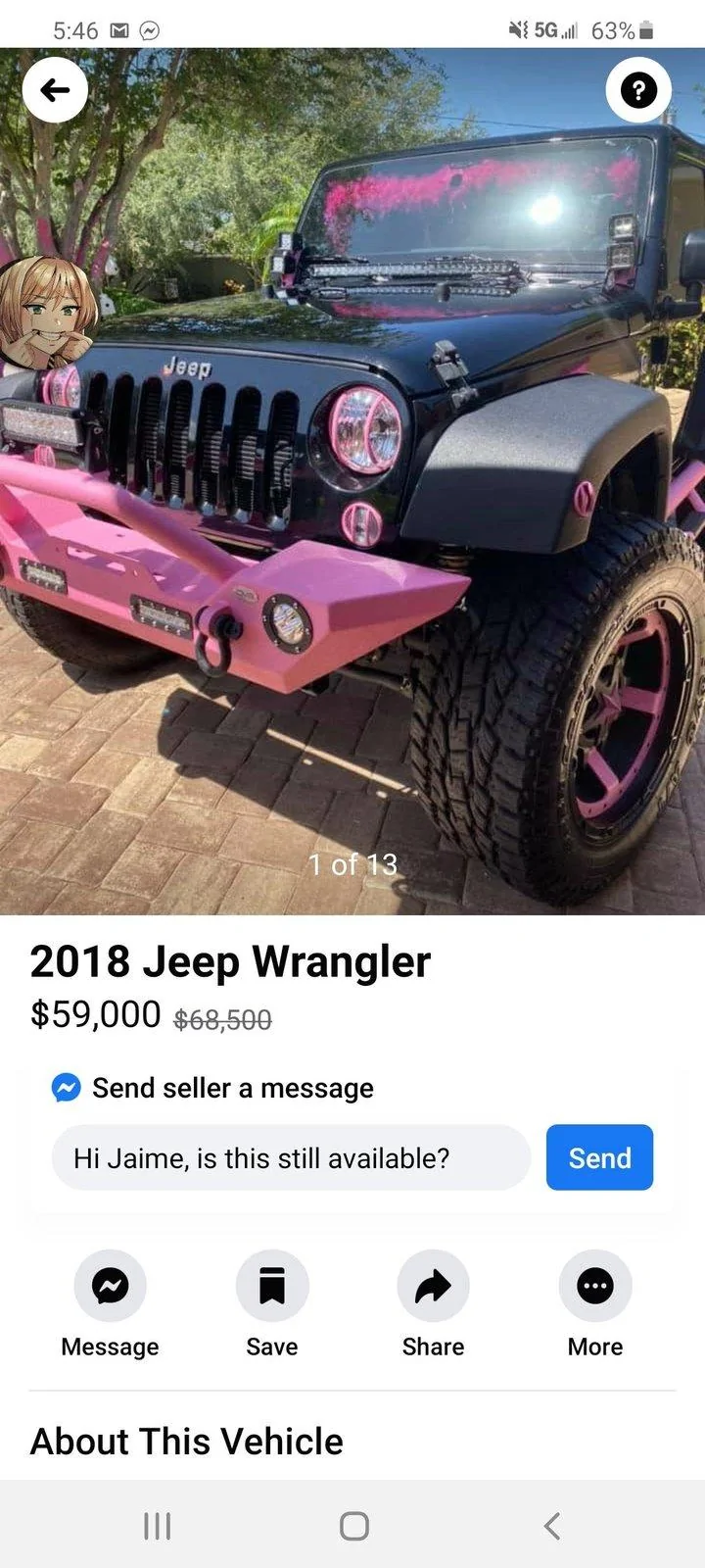 Jeep Gladiator Because the regular frowny-clown grills aren't bad enough, there's this abomination IMG_0478