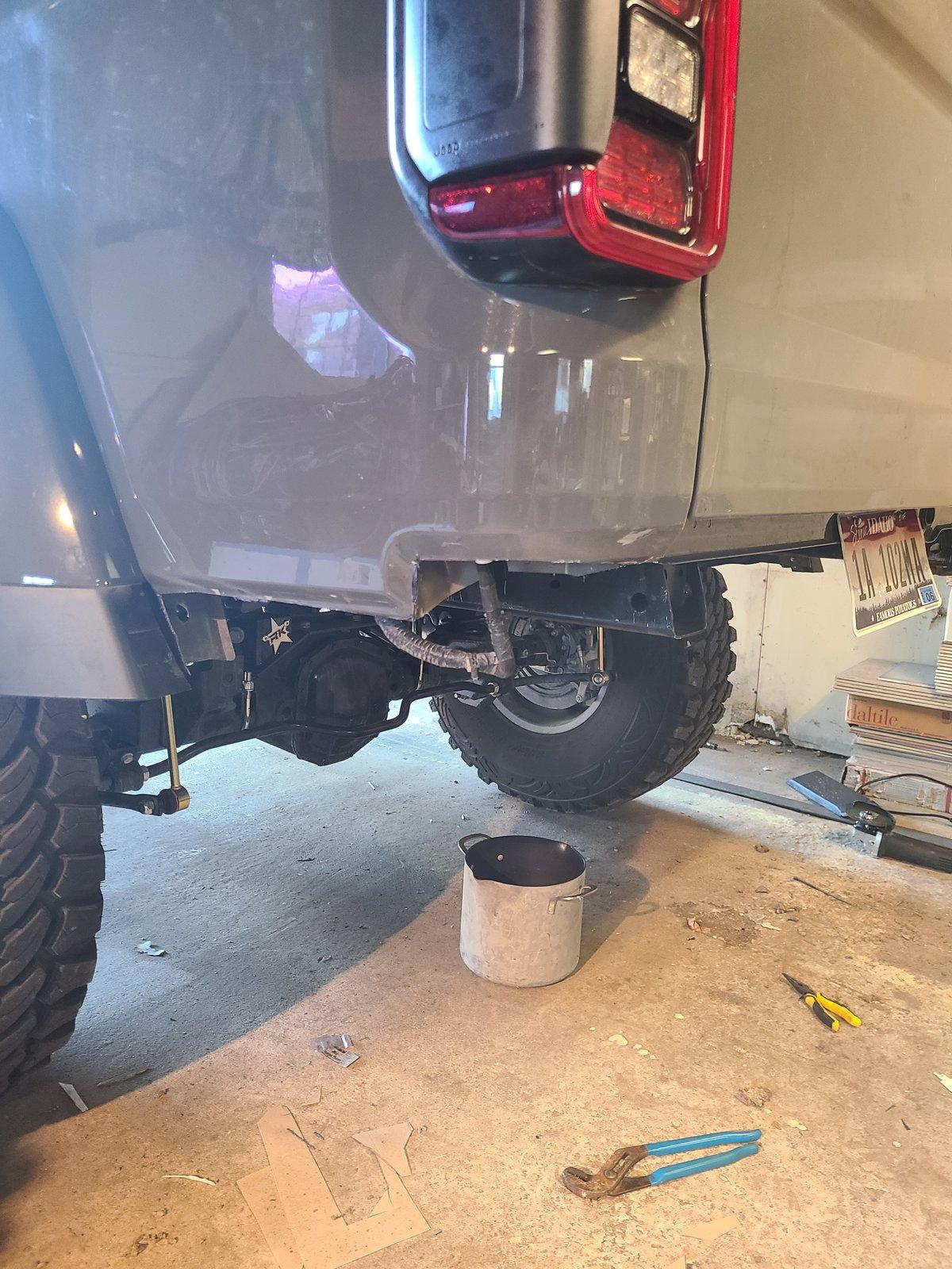 Jeep Gladiator Project Hi Clearance rear bumper 20200731_074230