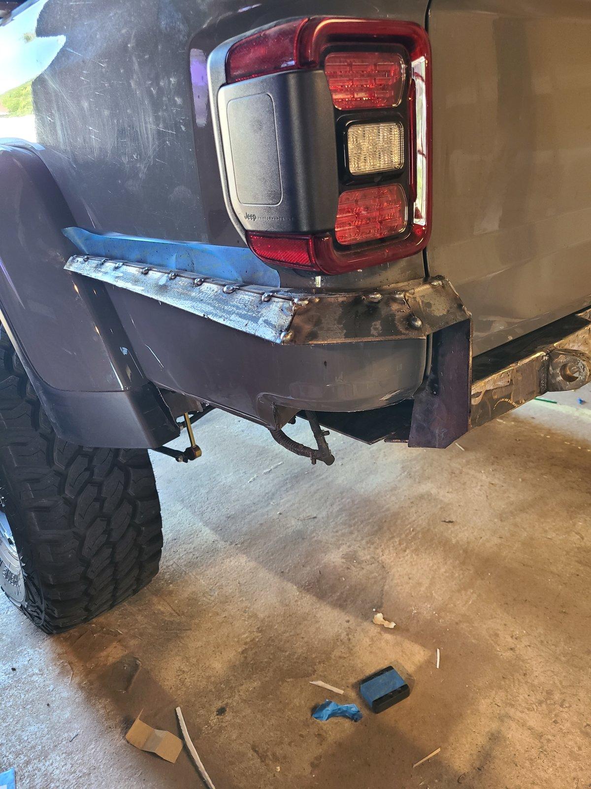 Jeep Gladiator Project Hi Clearance rear bumper 20200731_124906